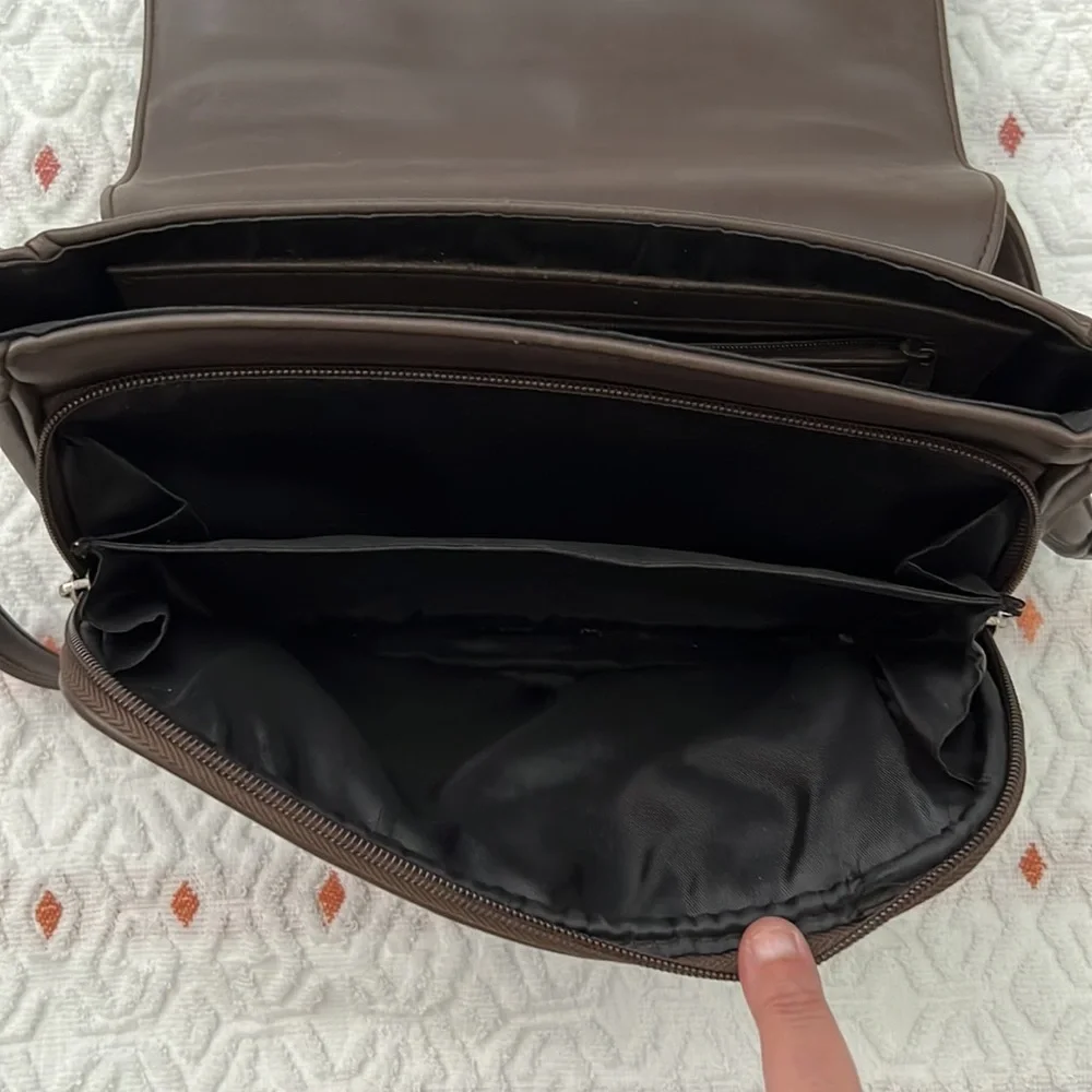 Chocolate Brown Cross Body Purse - Picture 8 of 11